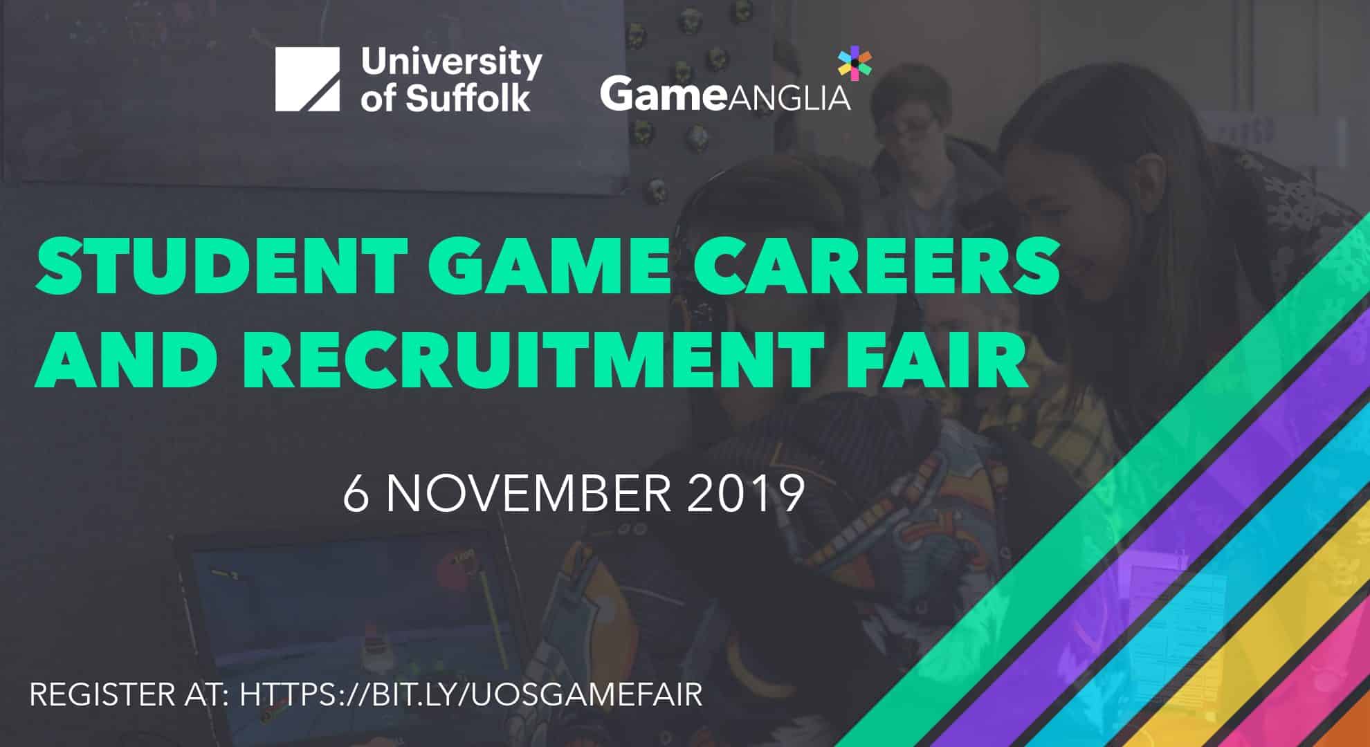 University of Suffolk Game Anglia 2019 Announcement